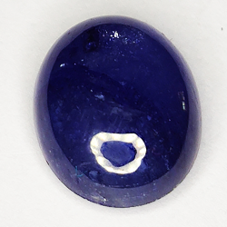 6.12ct Zaffiro Blu cabochon ovale 11.6x9.3mm