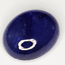 6.12ct Blue Sapphire cabochon oval 11.6x9.3mm