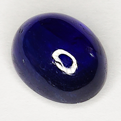 5.93ct Blauer Saphir cabochon oval 10.3x8.2mm