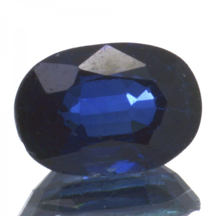 1,14 ct blauer Saphir im Ovalschliff 7,13 x 4,98 mm