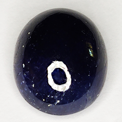 12.20ct Blauer Saphir cabochon oval 13.9x11.1mm