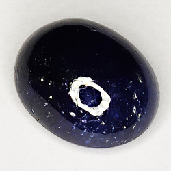 12.20ct Bleu Saphir cabochon ovale 13.9x11.1mm