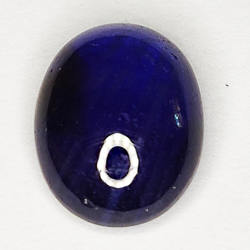 5.02ct Zafiro Azul cabujón oval 11.0x8.5mm