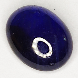 5.02ct Bleu Saphir cabochon ovale 11.0x8.5mm