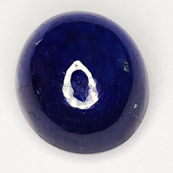 7.98ct Blue Sapphire cabochon oval 11.3x9.8mm