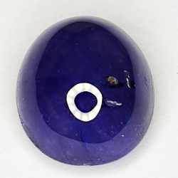 7.83ct Blauer Saphir cabochon oval 11.2x9.6mm