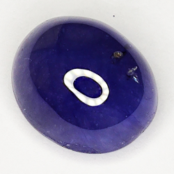 7.83ct Zaffiro Blu cabochon ovale 11.2x9.6mm