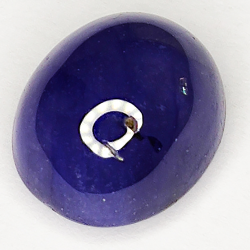 7.83ct Blauer Saphir cabochon oval 11.2x9.6mm