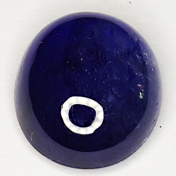 6.06ct Blauer Saphir cabochon oval 11.5x9.7mm