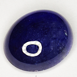 6.06ct Blue Sapphire cabochon oval 11.5x9.7mm