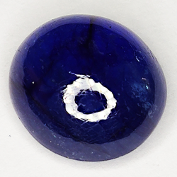 9.43ct Blue Sapphire cabochon oval 12.3x11.2mm