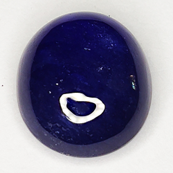 7.22ct Blauer Saphir cabochon oval 11.7x10.0mm