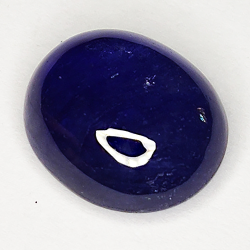 7.22ct Blauer Saphir cabochon oval 11.7x10.0mm