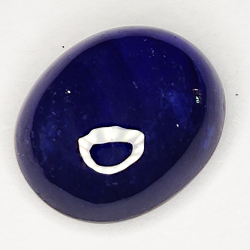 7.22ct Blauer Saphir cabochon oval 11.7x10.0mm