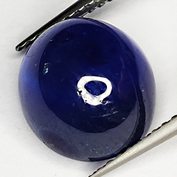 8.92ct Blue Sapphire cabochon oval 10.7x9.7mm