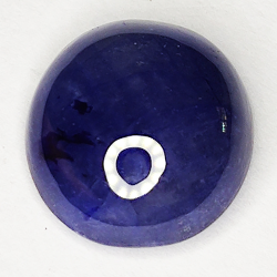 7.57ct Blue Sapphire cabochon oval 12.1x11.1mm