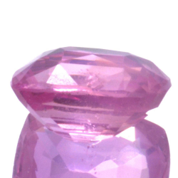 Saphir rose 1,24 ct taille ovale 6,40x5,33 mm