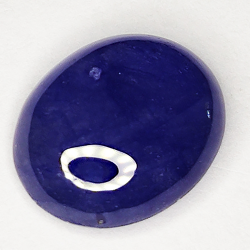 6.46ct Bleu Saphir cabochon ovale 12.2x10.2mm