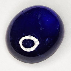 7.45ct Bleu Saphir cabochon ovale 11.3x9.9mm