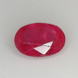 1.45ct  Ruby oval cut 7.9x5.7mm