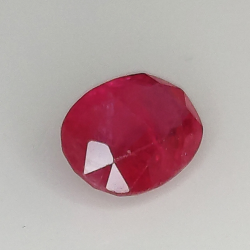 1.45ct  Ruby oval cut 7.9x5.7mm