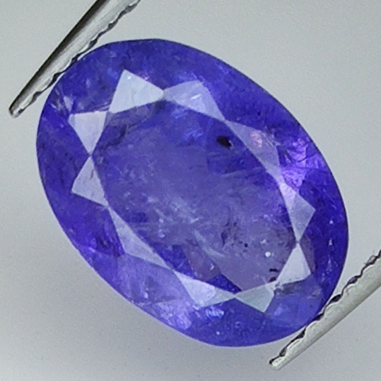 3.05ct Tanzanite taglio ovale 10.5x7.6mm