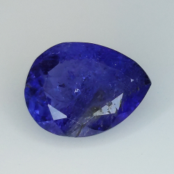 3.83ct Tanzanite taglio pera 11.4x8.7mm