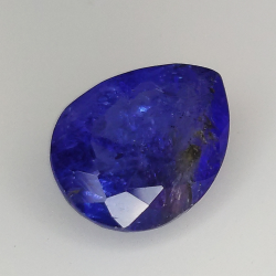 3.83ct Tanzanite pear cut 11.4x8.7mm