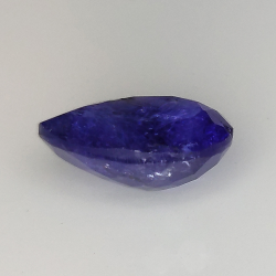 3.83ct Tanzanite pear cut 11.4x8.7mm