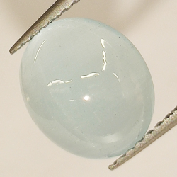 2.71ct Aquamarine cat's eye cabochon cut 10.03x8.67x4.58mm