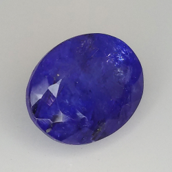 3.71ct Tanzanite coupe ovale 10.5x8.2mm