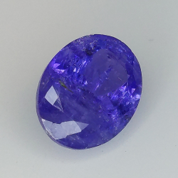 2.70ct Tanzanite coupe ovale 10.0x7.7mm