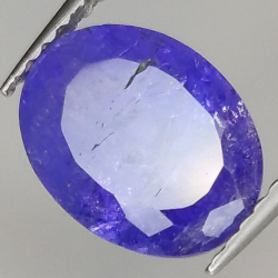 2.70ct Tanzanite taglio ovale 10.0x7.7mm