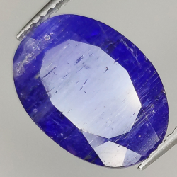 4.74ct Tanzanite coupe ovale 13.1x9.3mm