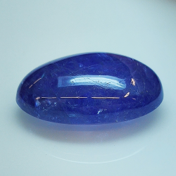 19.70ct Tanzanite cabochon ovale 21.2x13.4mm