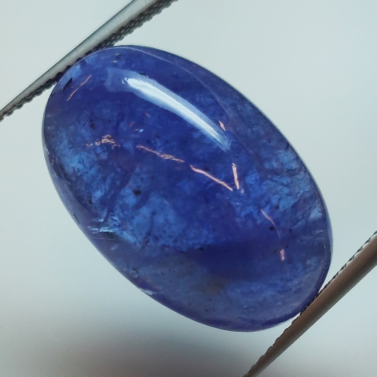 25.67ct Tanzanite cabochon oval 22.7x14.2mm