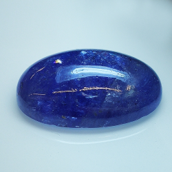 25.67ct Tanzanite cabochon ovale 22.7x14.2mm