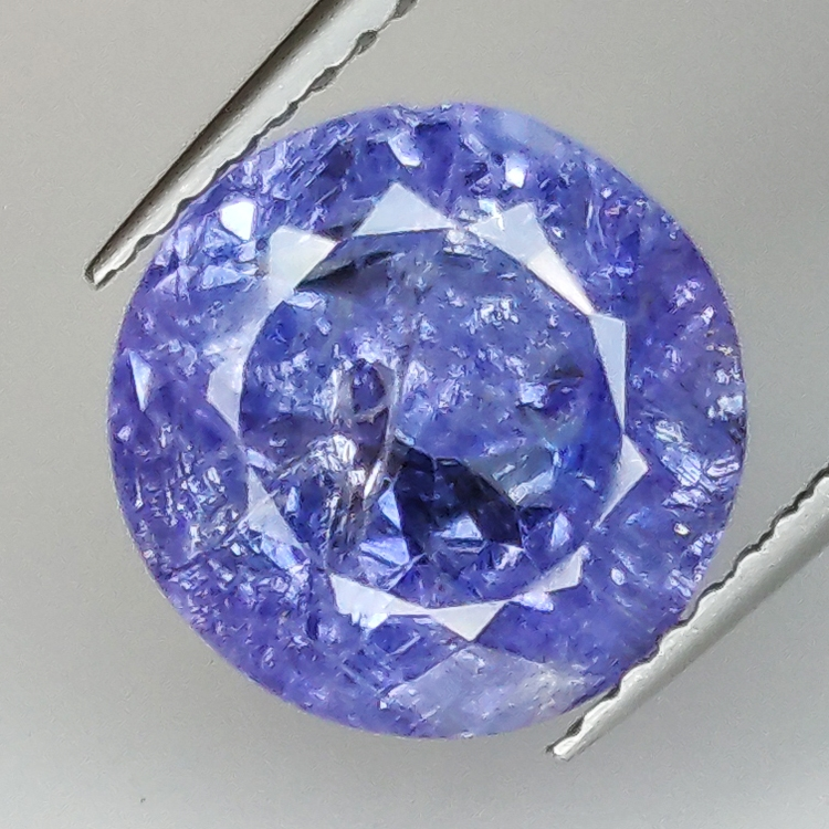 4.60ct Tanzanite coupe ronde 10.1x10.0mm