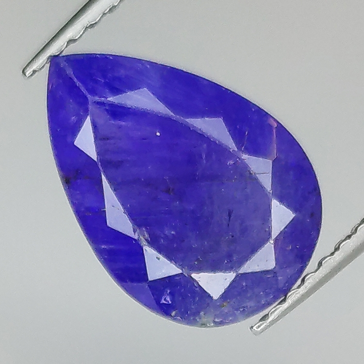 3.91ct Tanzanite coupe poire 11.6x8.1mm