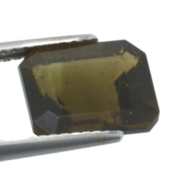 3,00ct Moldavite Emerald Cut