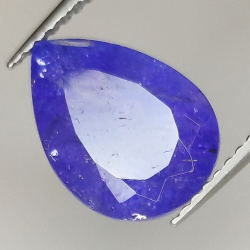 3.83ct Tanzanite coupe poire 11.7x8.6mm