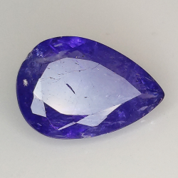 2.60ct Tanzanite taglio pera 11.1x7.8mm