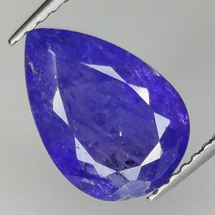 2.60ct Tanzanite taglio pera 11.1x7.8mm