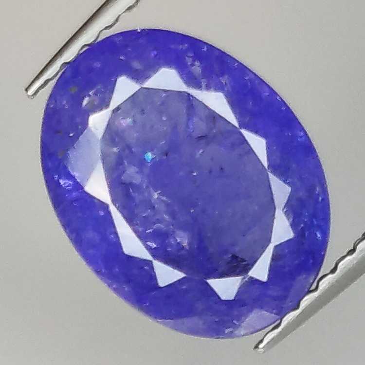 3.11ct Tanzanite taglio ovale 10.7x8.3mm