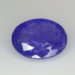 3.11ct Tanzanite coupe ovale 10.7x8.3mm