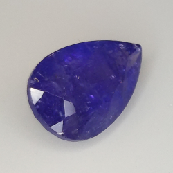 3.42ct Tanzanite taglio pera 12.0x7.7mm