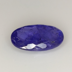 4.03ct Tanzanite coupe ovale 13.4x8.4mm