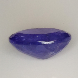 3.79ct Tanzanite cuope ovale 11.0x8.6mm