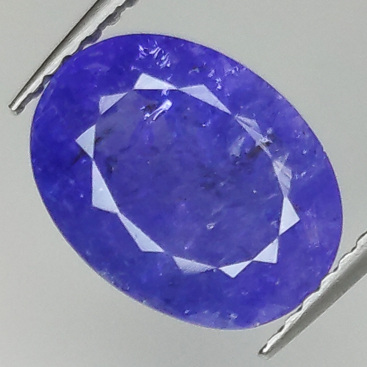 3.56ct Tanzanite cuope ovale 10.6x8.1mm