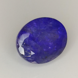 3.84ct Tanzanite cuope ovale 9.9x8.2mm